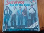 SURVIVOR eye of the tiger / take you on a saturday, Cd's en Dvd's, Vinyl Singles, Ophalen of Verzenden, Zo goed als nieuw, Single