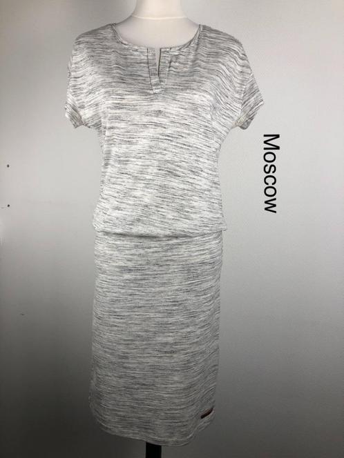 Moscow Jurk  (mt: 36) 18,2/8018, Kleding | Dames, Jurken, Zo goed als nieuw, Maat 36 (S), Grijs, Knielengte, Ophalen of Verzenden