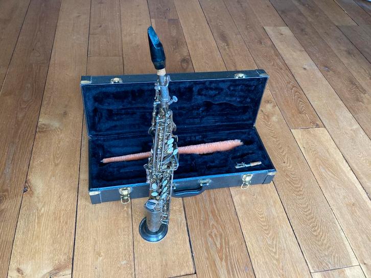 Sopraansax Eastman, Muziek en Instrumenten, Blaasinstrumenten | Saxofoons, Gebruikt, Sopraan, Met koffer, Ophalen