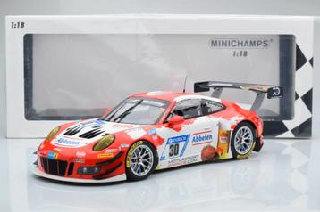 Minichamps 1:18 24H Nurnburgring 2018 Porsche 911 GT3 R #30 beschikbaar voor biedingen