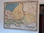 Oude schoolkaart Gelderland, Ophalen of Verzenden, Aardrijkskunde