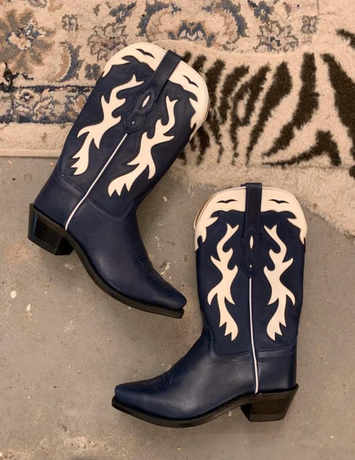 Bootstock cowboylaarzen 37 western boots bohemian laarzen, Kleding | Dames, Schoenen, Nieuw, Hoge laarzen, Blauw, Ophalen of Verzenden