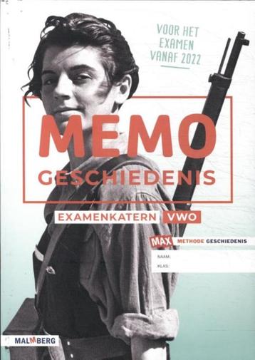 Memo MAX Geschiedenis bovenbouw VWO Examenkatern beschikbaar voor biedingen