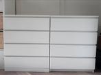 Ikea malm ladekast 4 lades wit, Huis en Inrichting, Kasten | Ladekasten, Ophalen, 25 tot 50 cm, 50 tot 100 cm, Minder dan 100 cm
