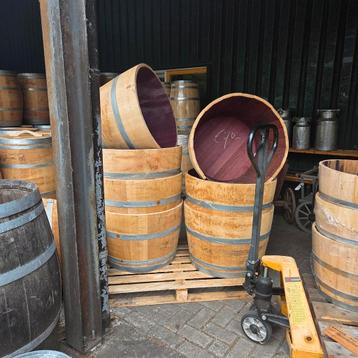 Plantenbak ,Bloembak, Halve ton,Hele ton beschikbaar voor biedingen