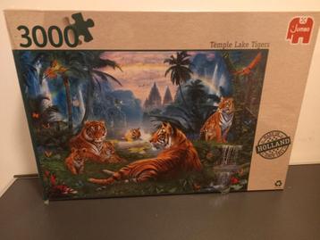 Jumbo Puzzel 3000 stukjes - Tijger beschikbaar voor biedingen
