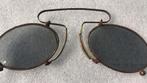 Zonnebril, antieke knijpbril, Ophalen of Verzenden