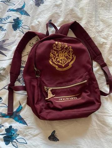 Schooltas harry potter hogwarts bordeaux en goud beschikbaar voor biedingen