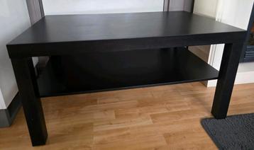 Zo goed als nieuwe Ikea Lack salontafel bruin/zwart  beschikbaar voor biedingen