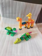 duplo 3512 2 x giraf en 3511 2 x krokodil vintage, Kinderen en Baby's, Speelgoed | Duplo en Lego, Ophalen of Verzenden, Zo goed als nieuw
