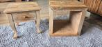 Bijzettafeltjes hout, Ophalen, Minder dan 45 cm, Minder dan 55 cm, Gebruikt