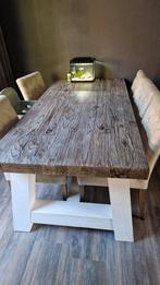 Mooie eettafel L200cm B100cm, Ophalen, Rechthoekig, 150 tot 200 cm, 50 tot 100 cm