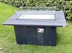 Vuurtafel steigerhout zwart 120x90x58, Ophalen of Verzenden, Nieuw
