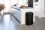 Prullenbak met sensor zwart, Huis en Inrichting, Woonaccessoires | Prullenbakken, Nieuw, 40 liter of meer, Ophalen of Verzenden