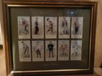 Ingelijste “Cope’s Golfers” sigarettenkaarten, Ophalen of Verzenden