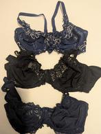 3 bh's Hunkemöller 85C, Ophalen of Verzenden, Blauw, BH