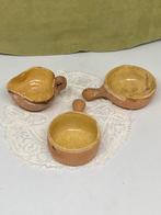 3 oude Franse miniatuur pannetjes (141122), Ophalen of Verzenden