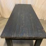 Sidetable - teak - blue wash - 160 x 60 cm - TTM Wonen, Teakhout, Nieuw, Landelijk, Info@ttmwonen.nl