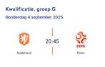 TOPPLEKKEN⭐️ Nederland - Polen | 4-9-2025, 20:45, Tickets en Kaartjes, Losse kaart, Twee personen, September, Nederlands elftal