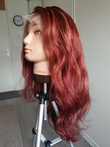 100%Real Remy Echt haar pruik human hair wigs  beschikbaar voor biedingen