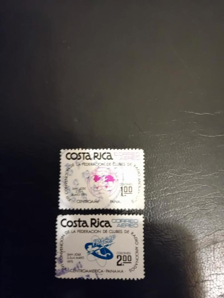 Costa Rica Postzegels - Radio Clubs, Postzegels en Munten, Postzegels | Amerika, Gestempeld, Ophalen of Verzenden