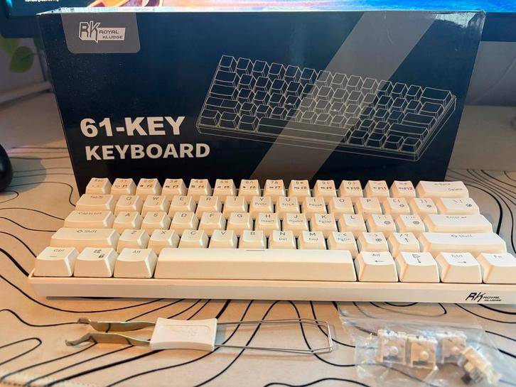 RK61 - Gaming Keyboard, Computers en Software, Toetsenborden, Zo goed als nieuw, Qwerty, Draadloos, Gaming toetsenbord, Ophalen of Verzenden