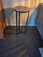 Bijzettafel brons 60 hoog, o 30, Ophalen