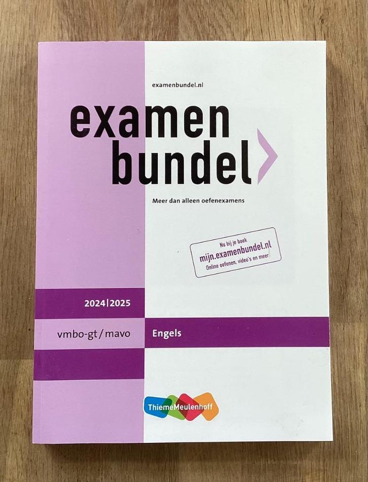 Examenbundel Engels vmbo gt mavo 2024 2025 ongebruikt, Boeken, Schoolboeken, Nieuw, Engels, VMBO, Ophalen