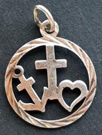 Bedeltje/Hangertje Geloof, Hoop & Liefde H22, Overige voorstellingen, Verzenden, Zo goed als nieuw, Zilver