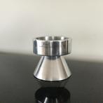 Vintage "BOB" aluminium kandelaar – laag model – ca. 8,5 cm, Verzenden, Huis en Inrichting