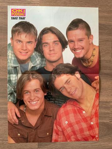 Poster Take That / Estelle Hallyday beschikbaar voor biedingen