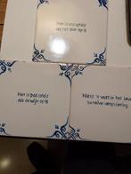 Tegels afkomstig van atelier Yvonne rehorst, Doe-het-zelf en Verbouw, Tegels, Nieuw, Minder dan 5 m², Wandtegels, Keramiek