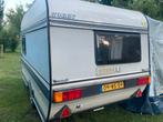 Hobby 380 Deluxe Caravan - 1987, Caravans en Kamperen, Caravans, Rondzit, Hobby, Luifel, Tot en met 2
