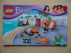 Lego Friends 41099 Heartlake skatepark, Ophalen of Verzenden, Zo goed als nieuw, Complete set, Lego