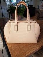 Tamaris Handtas - Beige Croco Print, Ophalen of Verzenden, Zo goed als nieuw, Beige, Handtas