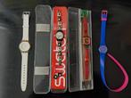 4 Swatch horloges, Sieraden, Tassen en Uiterlijk, Kunststof, Gebruikt, Polshorloge, Swatch