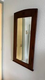 Antieke Spiegel facet geslepen, Art Deco, Antiek en Kunst, Ophalen, Rechthoekig