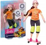 Barbie: Olympische Spelen Pop: Skateboarder NIEUW, Barbie, ., Nieuw, Ophalen of Verzenden