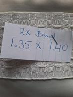 Beige Verduisterende Gordijnen - 4 stuks, Hobby en Vrije tijd, Naaien en Fournituren, Ophalen of Verzenden, Gebruikt, Lint, Band of Elastiek