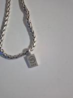 Zilveren buddha to buddha ketting, Ophalen of Verzenden, Zo goed als nieuw, Zilver, Zilver