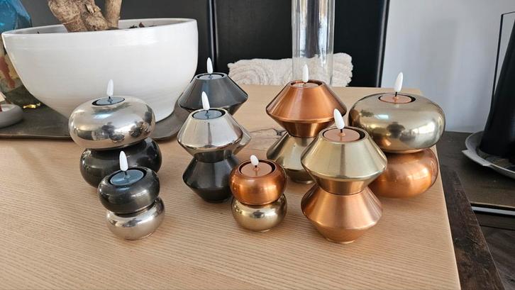 Mad Mix Tealight Holder - Pols Potten vintage, Huis en Inrichting, Woonaccessoires | Kandelaars en Kaarsen, Nieuw, Minder dan 25 cm