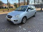 Kia Carens 2.0 CVVT X-clusive AUTOMAAT Leder Airco Cruise NW, Auto's, 1998 cc, Zwart, 4 cilinders, 700 kg