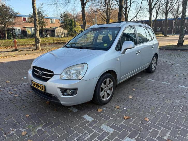Kia Carens 2.0 CVVT X-clusive AUTOMAAT Leder Airco Cruise NW, Auto's, Kia, Bedrijf, Te koop, Carens, ABS, Airbags, Airconditioning