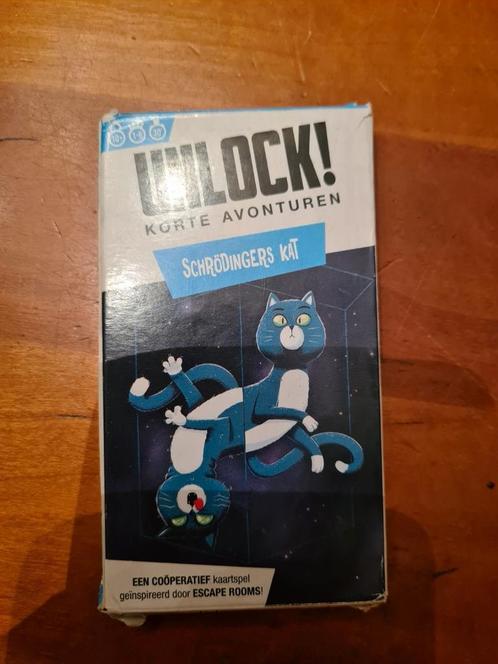 Unlock korte avonturen - schrodingers kat, Hobby en Vrije tijd, Gezelschapsspellen | Kaartspellen, Gebruikt, Ophalen