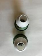 Antiek Engels olielampenset, groen metalen reservoir., Ophalen of Verzenden