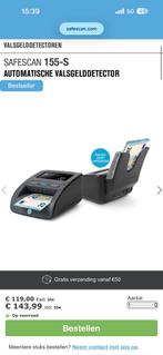 SAFESCAN 155-S AUTOMATISCHE VALSGELDDETECTOR, Ophalen of Verzenden, Valsgelddetector