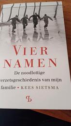 Vier namen - Kees Sietsma, Tweede Wereldoorlog, Ophalen of Verzenden, Zo goed als nieuw, Algemeen