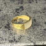 14 karaat gouden ring versace model nieuw, Sieraden, Tassen en Uiterlijk, Ringen, 20 of groter, Heer, Nieuw, Ophalen of Verzenden