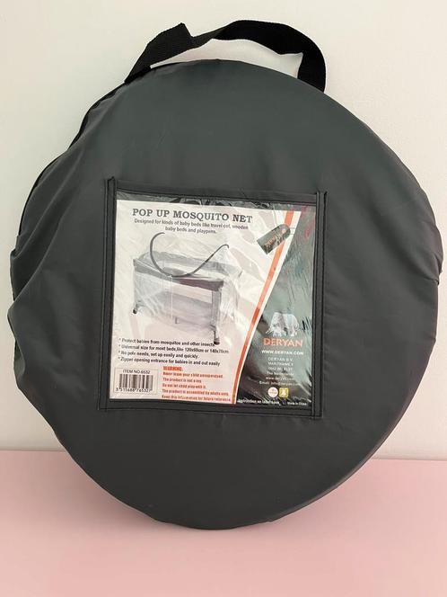 Klamboe pop-up mosquito net van deryan zo goed als nieuw, Kinderen en Baby's, Babywiegjes en Ledikanten, Zo goed als nieuw, Reisbedje