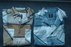 Set van 2 stuks FSBN oversized blouse blauw en beige maat s, Blauw, Halswijdte 38 (S) of kleiner, FSBN, Ophalen of Verzenden